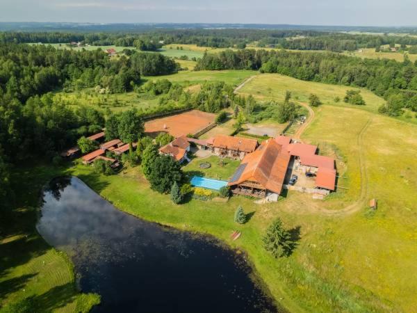 Agroturystyka "Dworek U Pelcow" Ryn  Exterior photo